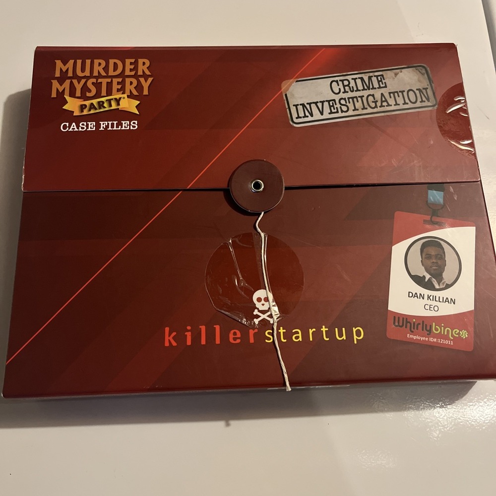 Murder Mystery Party Case Files Killer Startup Game University Games 33287